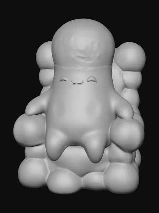 3D model for Crowned Jelly Prince