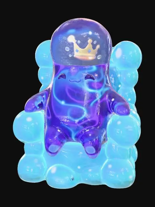 3D model for Crowned Jelly Prince