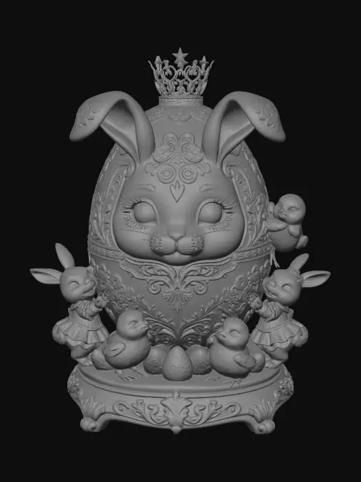 3D model for The Royal Easter Egg, #EasterEgg2026#