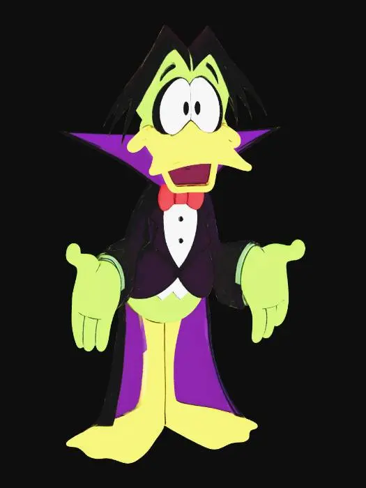 3D model for Count Duckula
