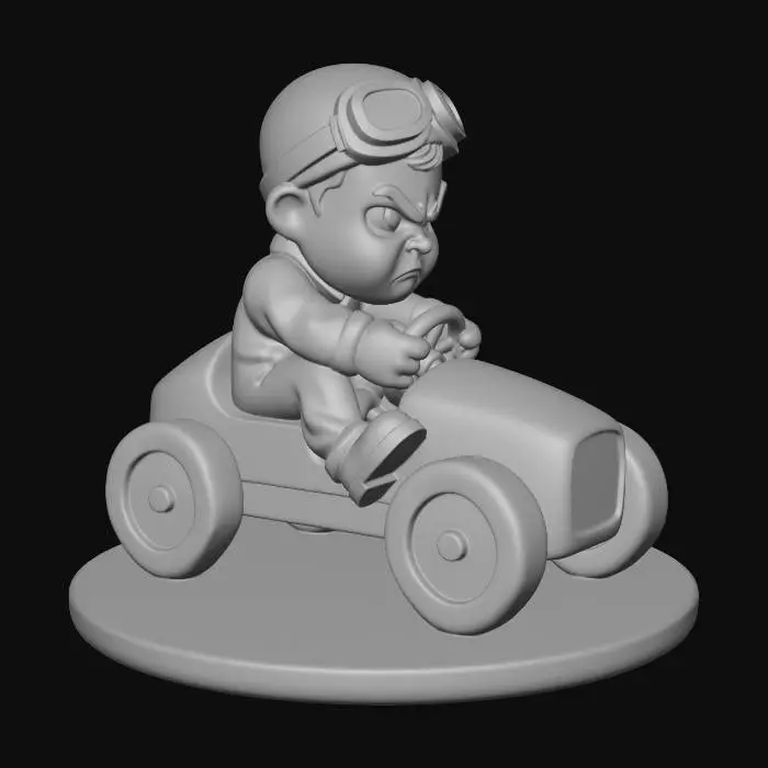 3D model for Grumpy Little Racer