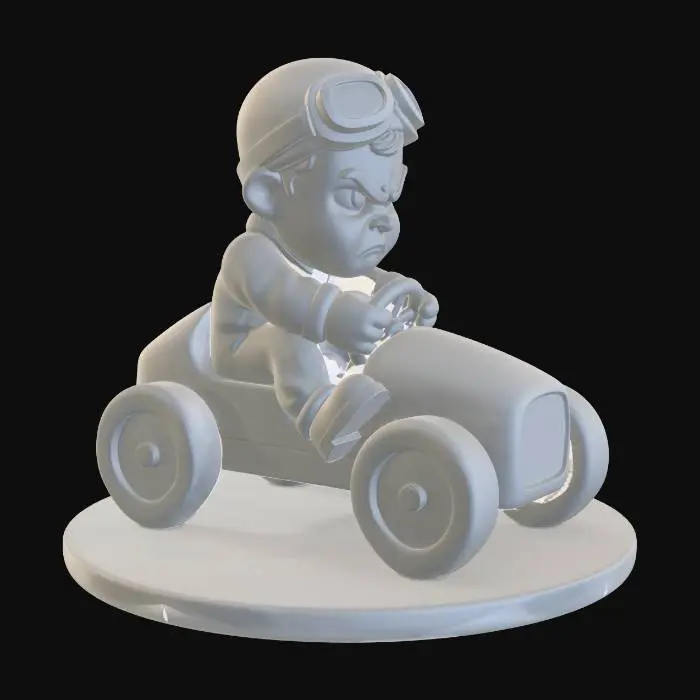 3D model for Grumpy Little Racer