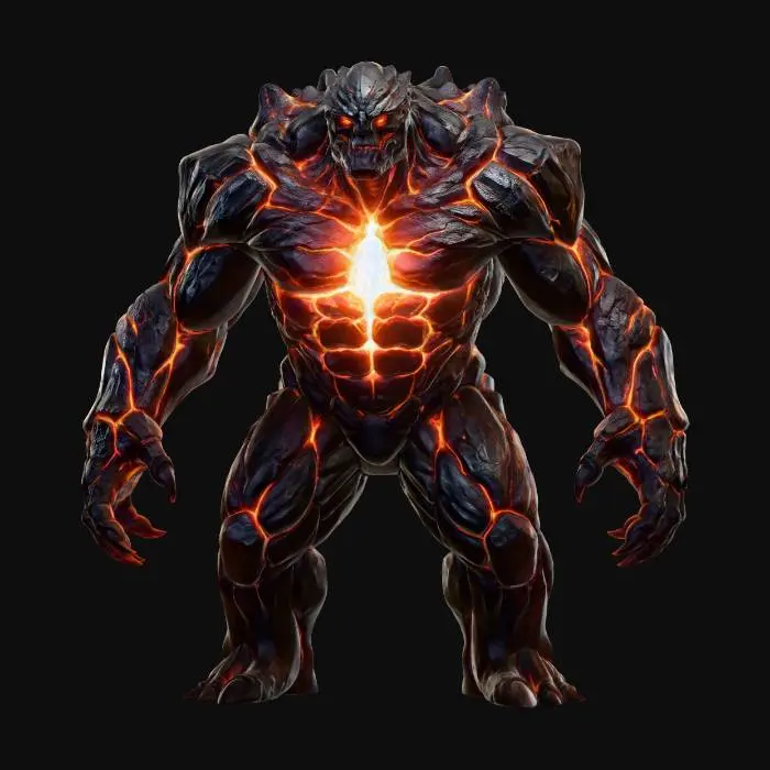 3D model for Molten Titan