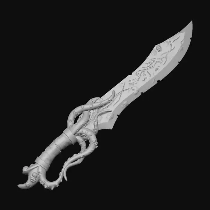 3D model for Verdant Kraken Dagger