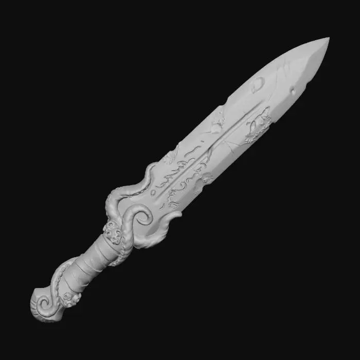 3D model for Verdant Sigil Dagger