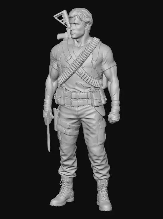 3D model for Wasteland Warrior