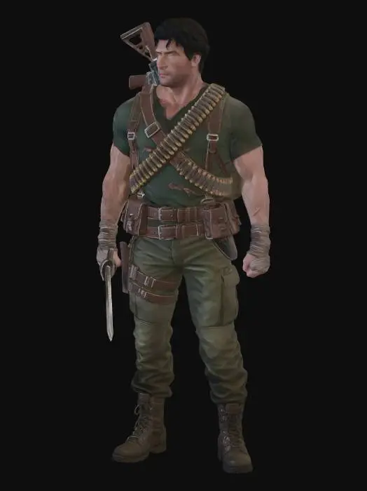 3D model for Wasteland Warrior