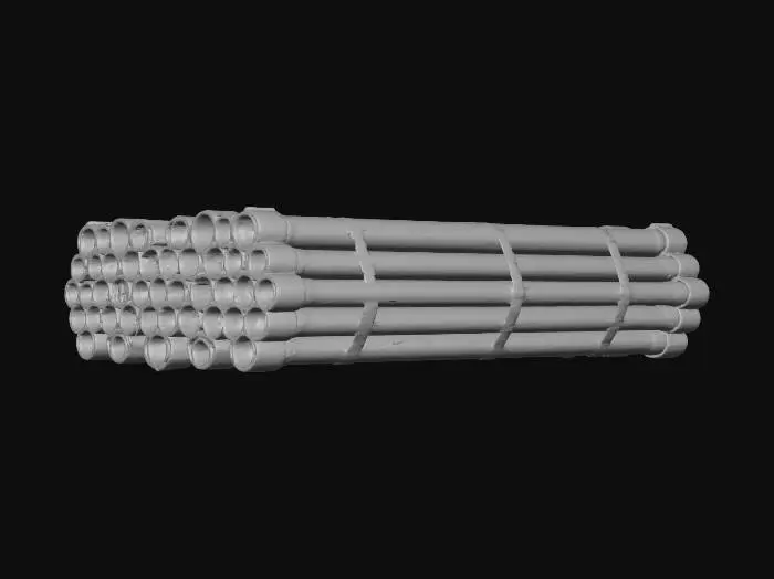3D model for Steel Pipes Bundle