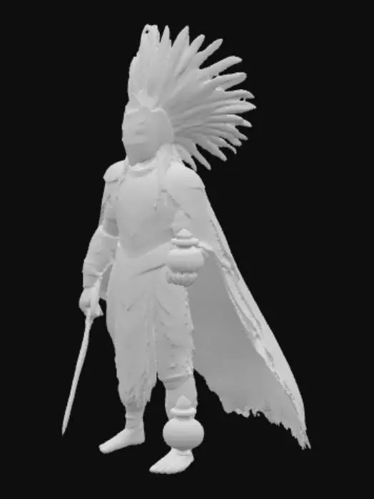 3D model for Guardian of Sacred Flames