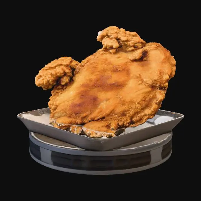 3D model for #food# #taiwan# #fried# #chicken#