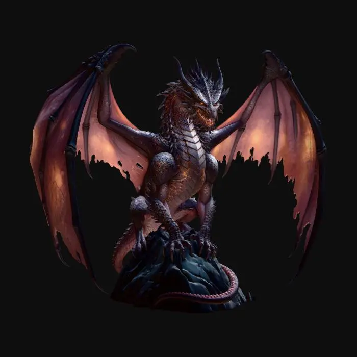 3D model for Embercrest Dragon