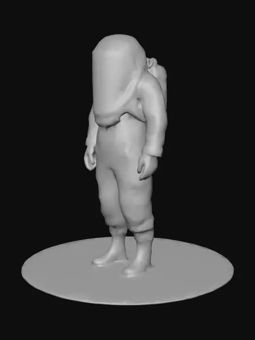 3D model for Hazmat Suit Safety