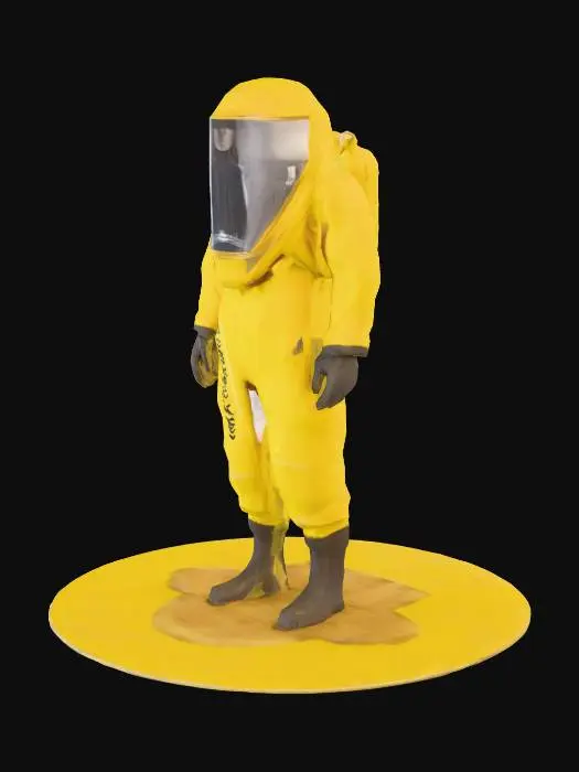 3D model for Hazmat Suit Safety