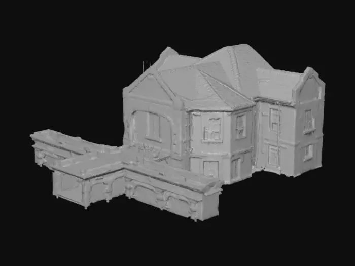 3D model for Abandoned Asylum Retreat
