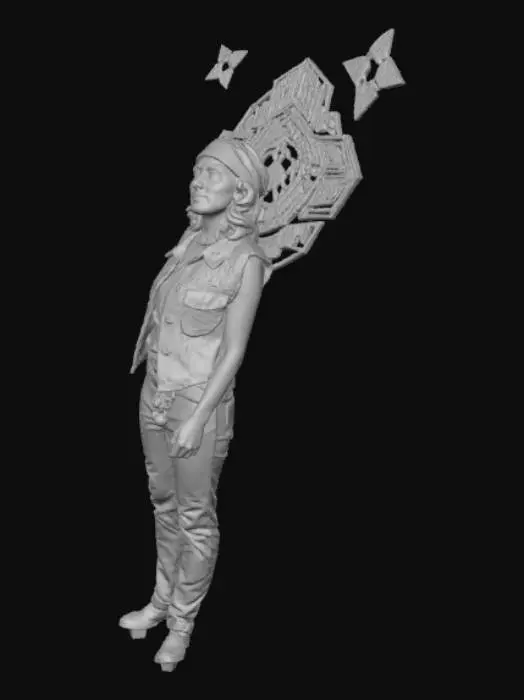 3D model for Luminescent Rebellion