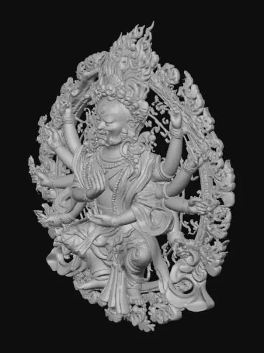 3D model for heruka chakramsamvara