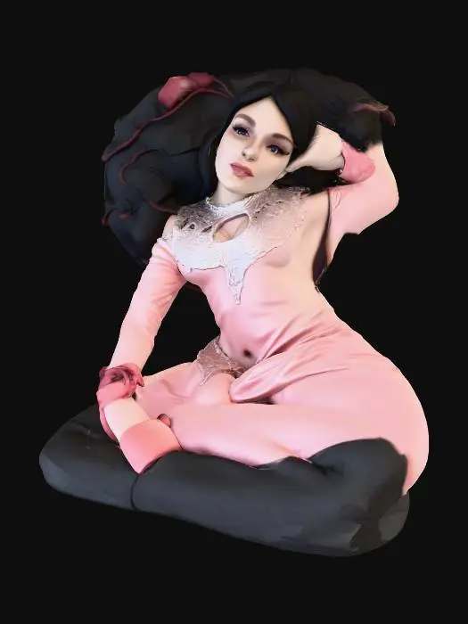 3D model for Dreamy Lace Elegance