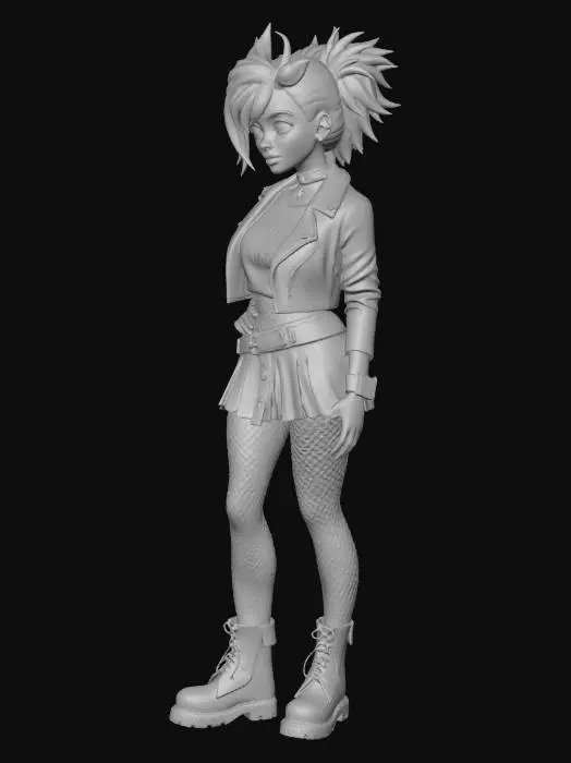 3D model for toxic lover girl