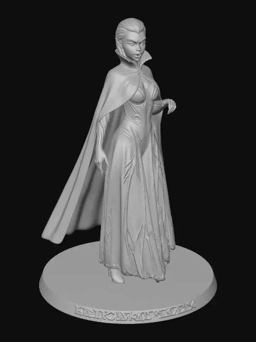 3D model for trans neptunian female vampire