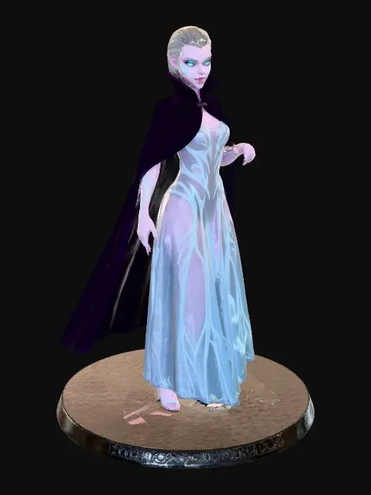 3D model for trans neptunian female vampire