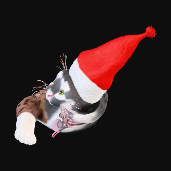 3D model for Santa Paws.