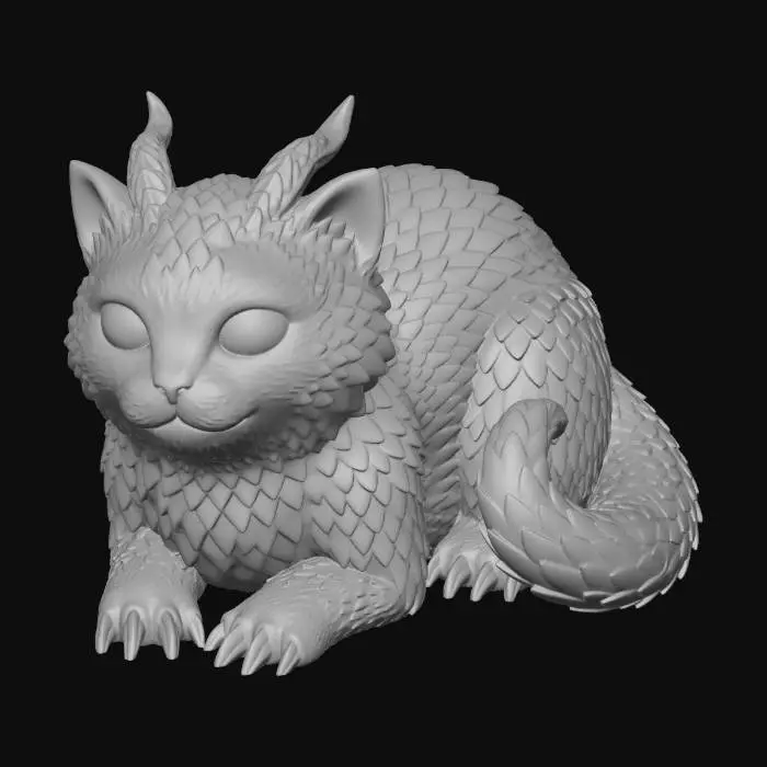 3D model for draco cat