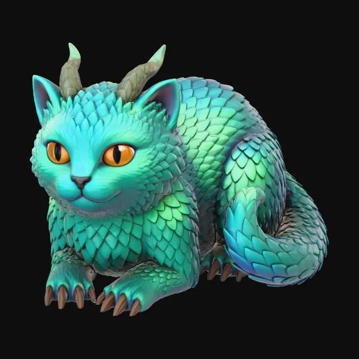 3D model for draco cat