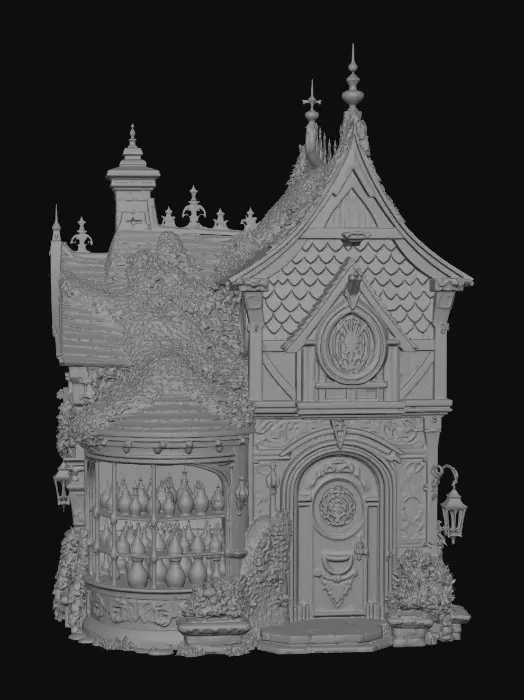 3D model for The Enchanted Alchemist Cottage