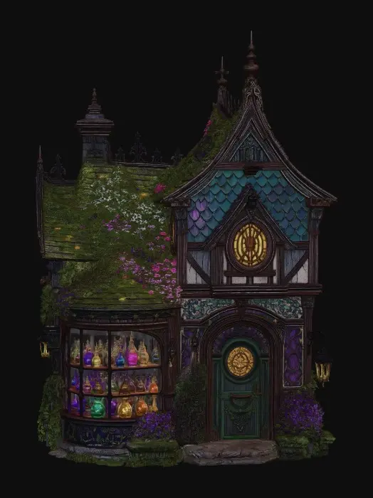 3D model for The Enchanted Alchemist Cottage