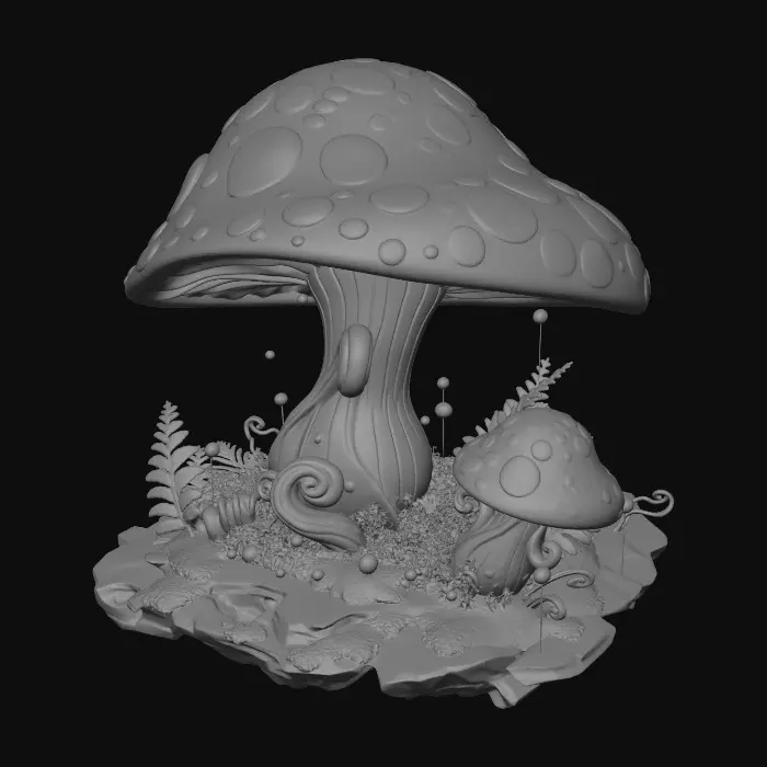 3D model for Glowcap Grove