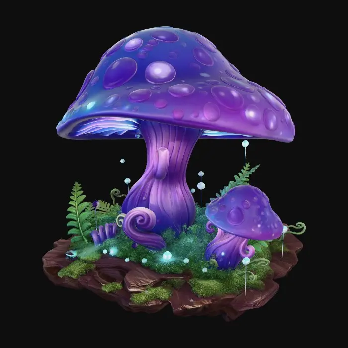 3D model for Glowcap Grove