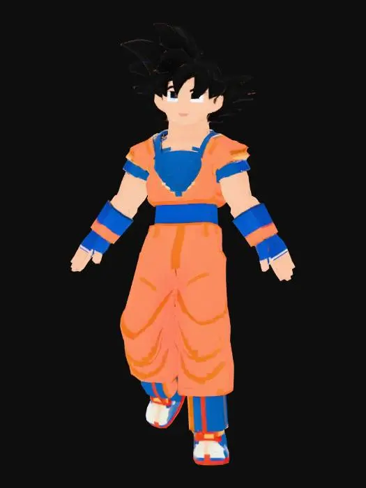 3D model for Goku sandbox 3D model