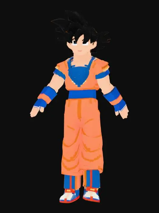 3D model for Goku sandbox 3D model
