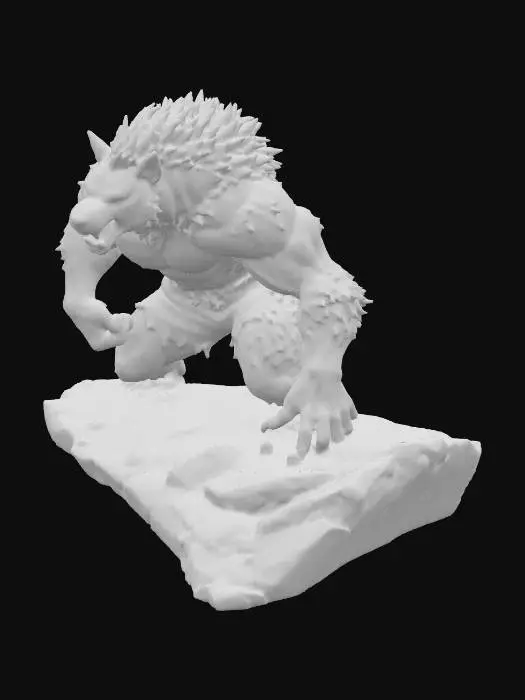3D model for Werehyena