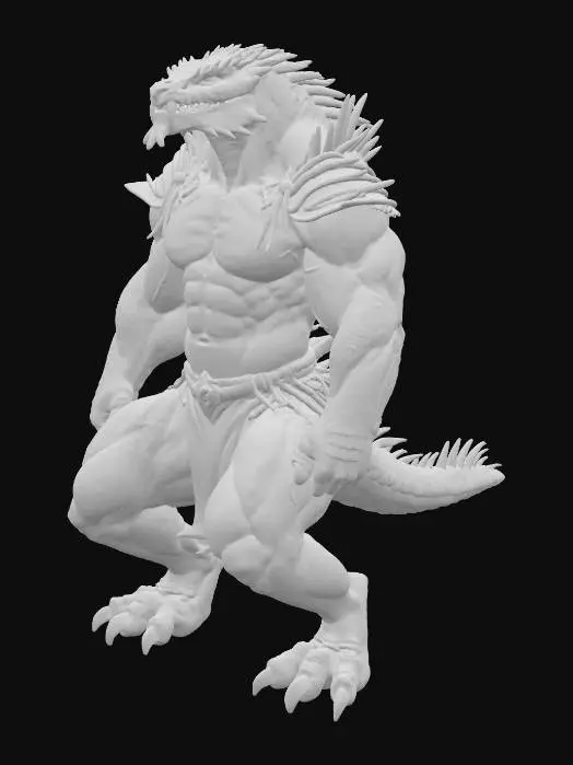 3D model for Lizardman