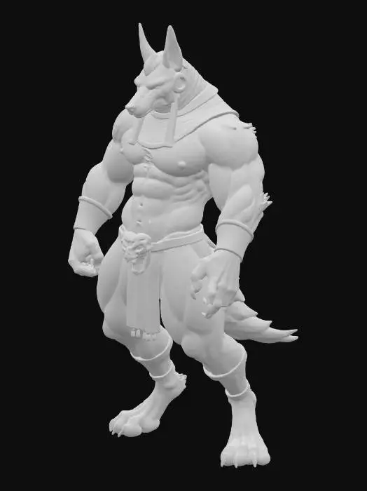 3D model for Beefy Anubis