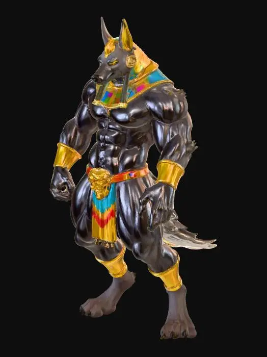 3D model for Beefy Anubis
