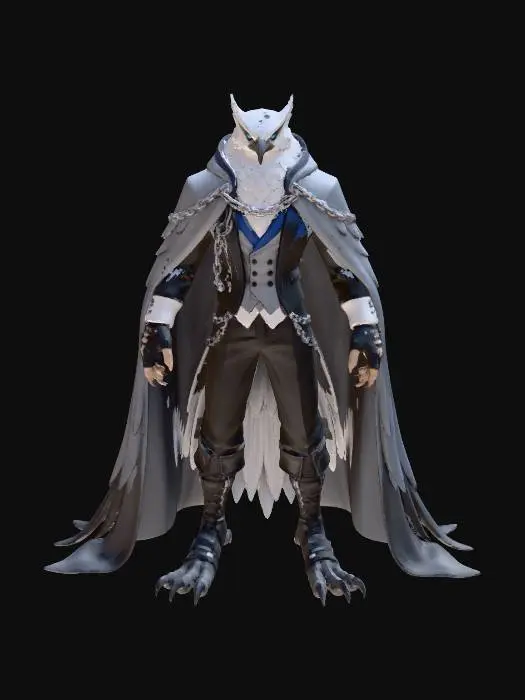 3D model for Furry M Bird Lord