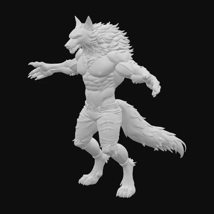 3D model for Wolf Warrior