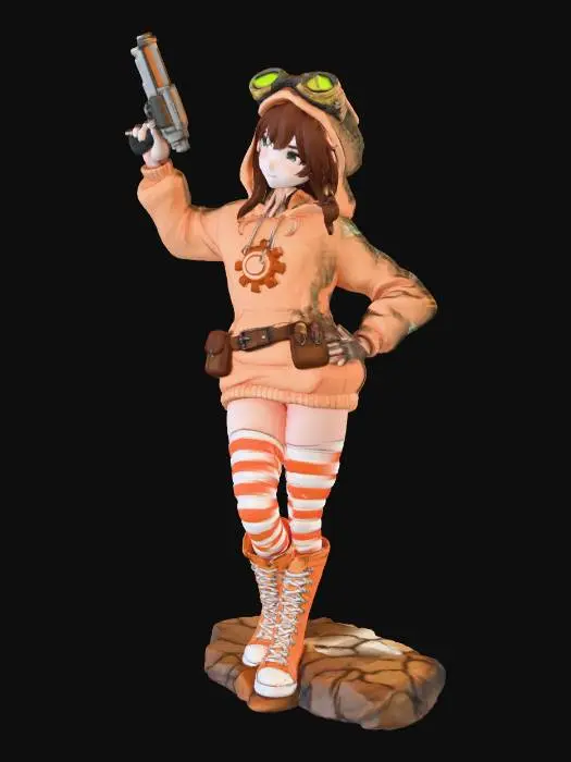 3D model for Steampunk Adventure