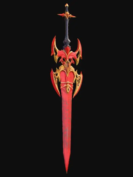 3D model for Flameblade Fury