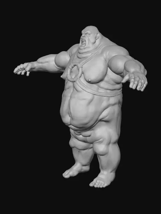 3D model for Ogre Warrior
