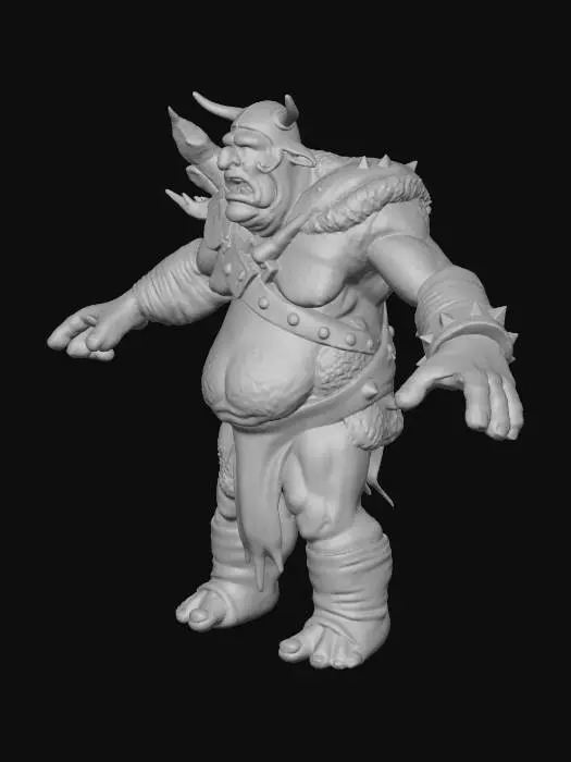 3D model for Troll Warrior