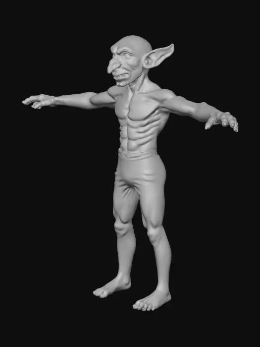 3D model for Goblin Warrior