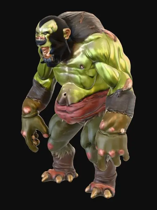 3D model for Cyclopean Golem