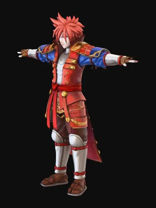 3D model for Warrior Stance