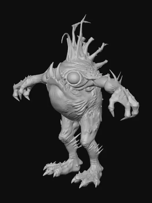 3D model for Bioluminescent Goblin
