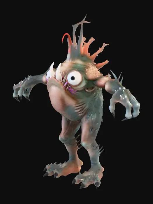 3D model for Bioluminescent Goblin