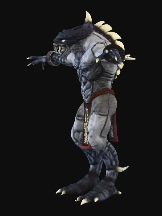 3D model for Werewolf Warrior