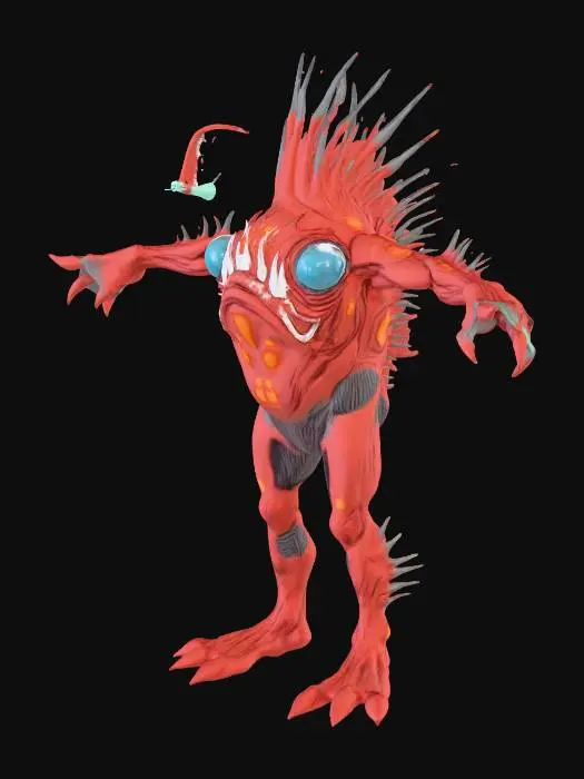 3D model for Aquatic Menace